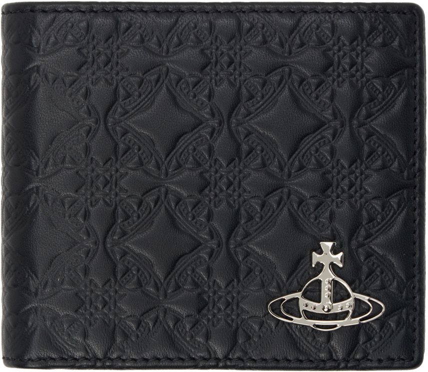 Vivienne Westwood Black Embossed Wallet Vivienne Westwood