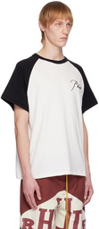 Rhude Off-White Raglan T-Shirt