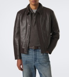 Yves Salomon Leather blouson jacket