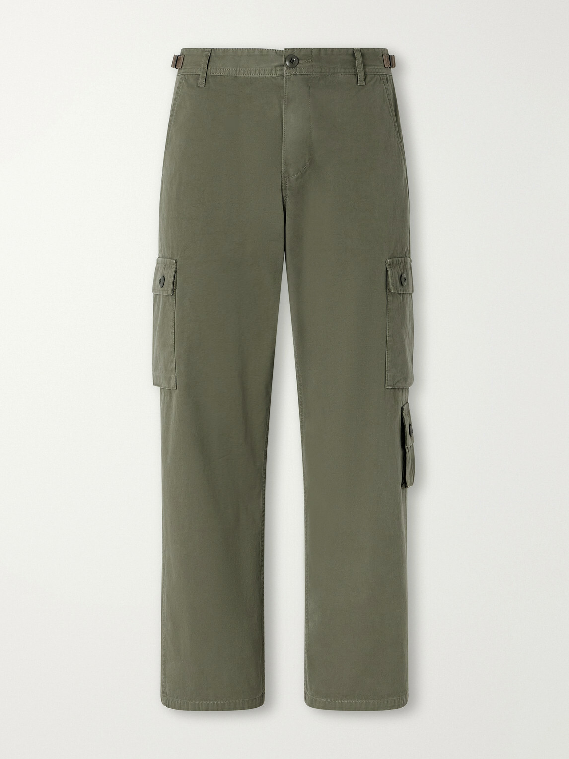 Human Made - Straight-Leg Logo-Appliquéd Cotton Cargo Trousers - Green