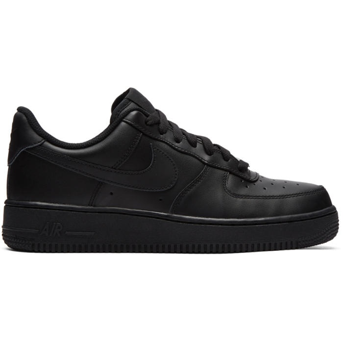 Photo: Nike Black Air Force 1 07 Sneakers