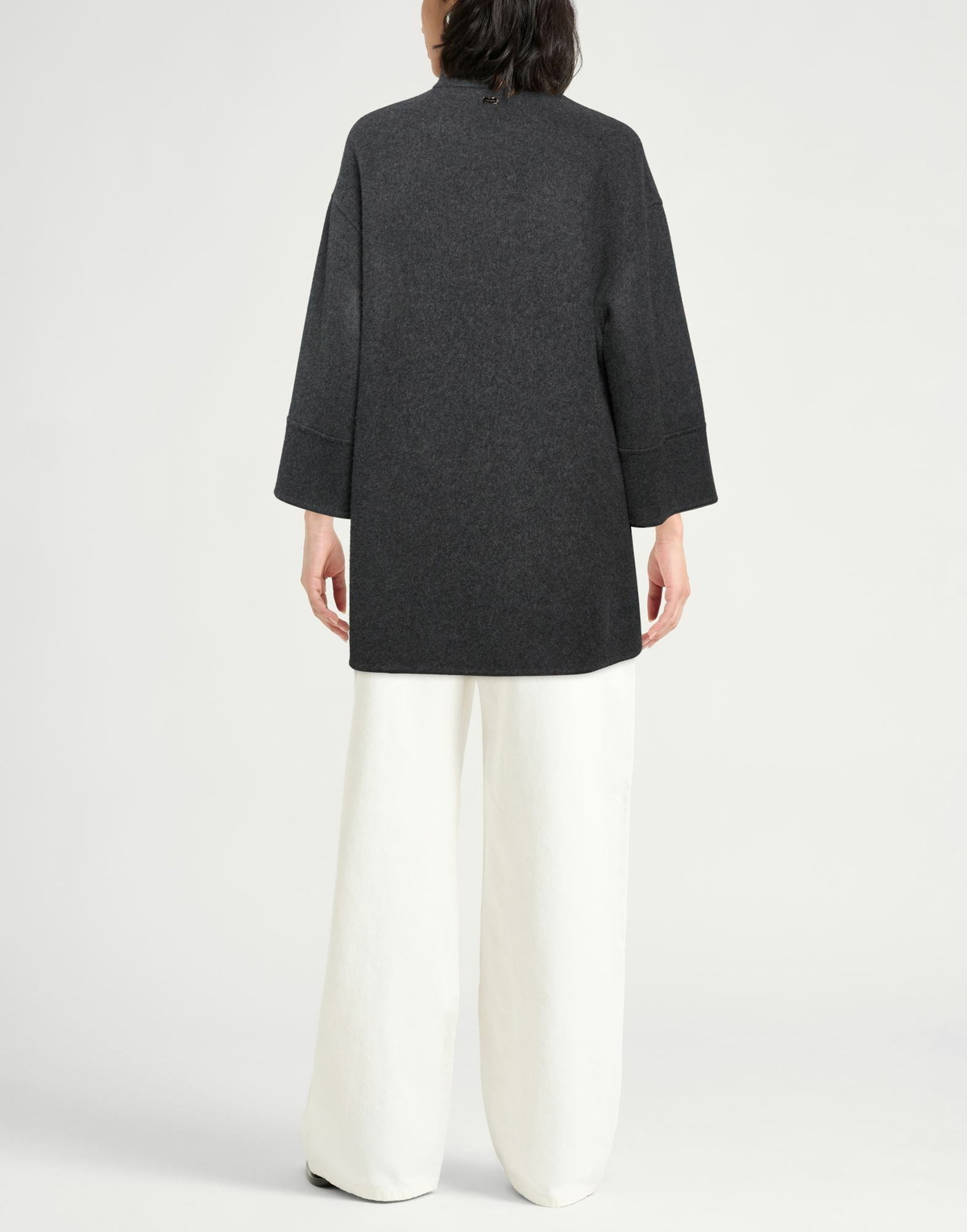 Agnona Womens Coat Charcoal