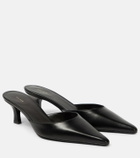 The Row Cybil leather mules