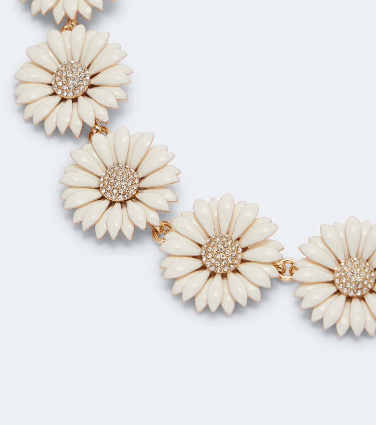 Carolina Herrera Crystal-embellished floral necklace