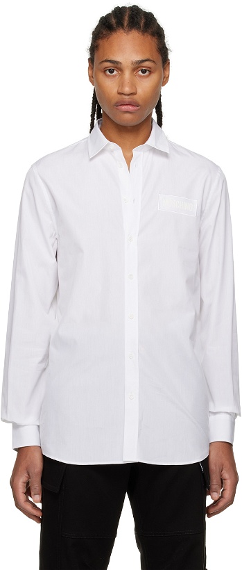 Photo: Moschino White Embroidered Shirt
