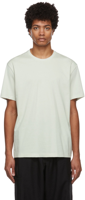 Photo: Y-3 Taupe Back Logo T-Shirt