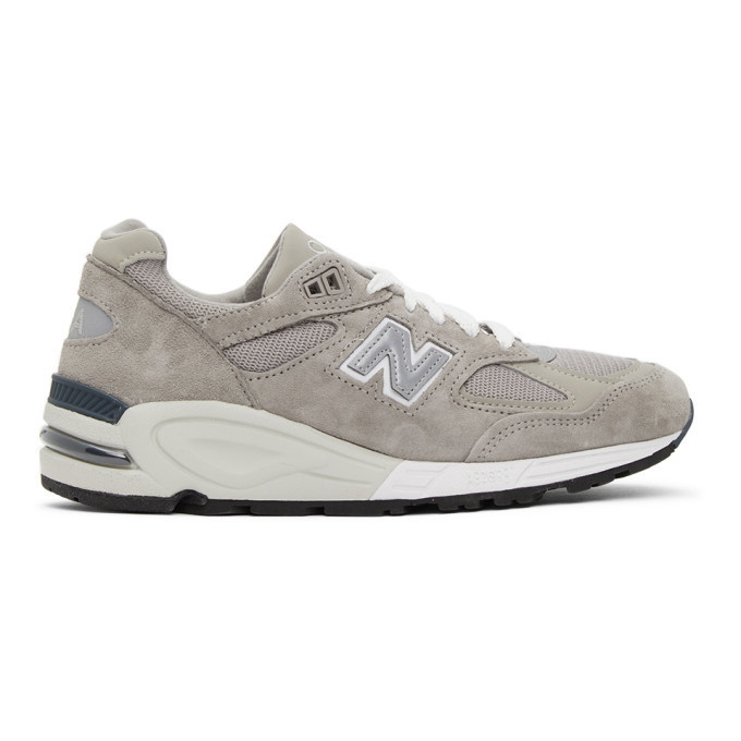 Photo: New Balance Grey Made In US 990v2 Sneakers