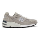 New Balance Grey Made In US 990v2 Sneakers
