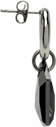 Justine Clenquet SSENSE Exclusive Silver Laura Earrings