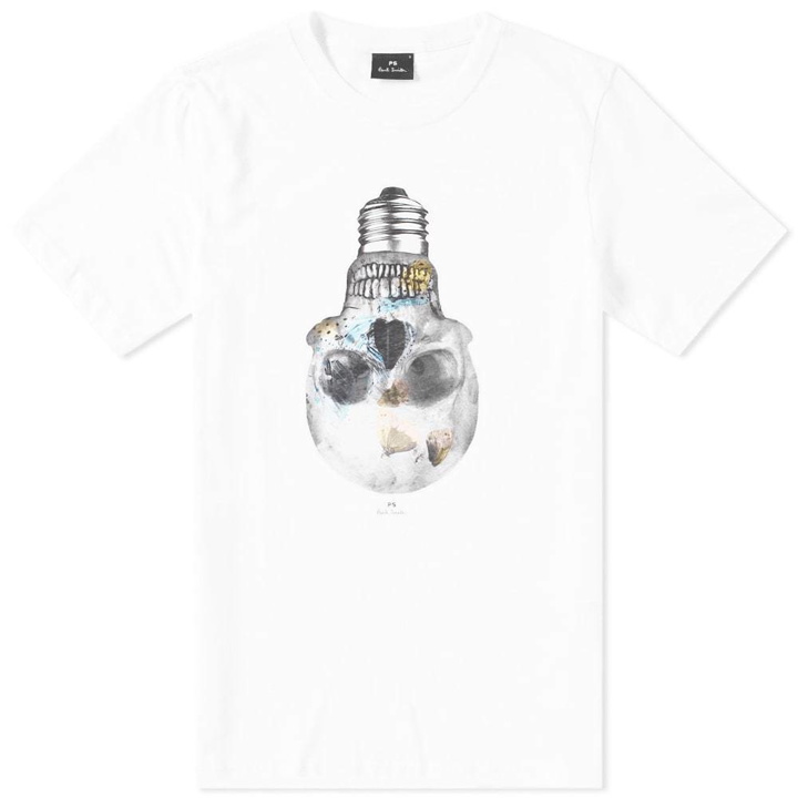 Photo: Paul Smith Floral Skull Bulb Tee White