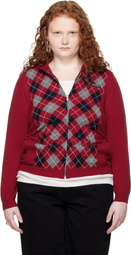 HODAKOVA Red Zip Hoodie