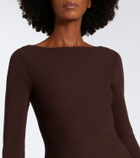 Simkhai Paola knitted satin gown