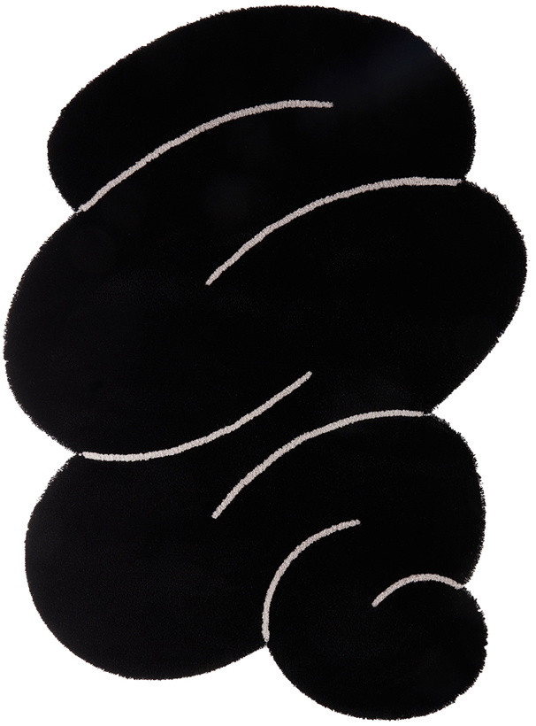 Photo: Okej Black Squiggle Rug