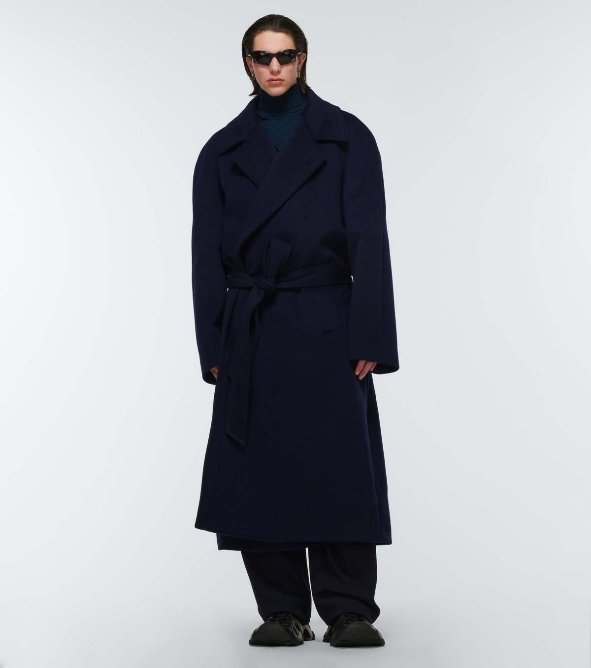Balenciaga - Belted cashmere coat Balenciaga