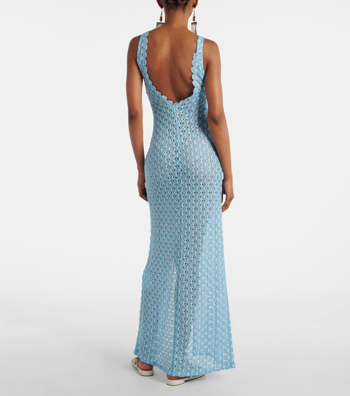 missoni dress blue A-Line Maxi Chiffon Mother of the Bride Dresses COCOMELODY CM0405, Wine