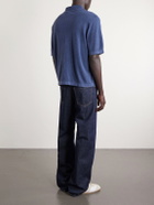 Corridor - Cotton-Piqué Polo Shirt - Blue