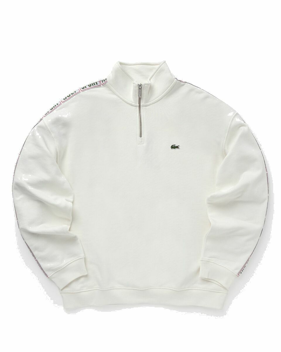Photo: Lacoste Sweatshirts White - Mens - Half Zips