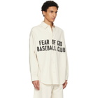 Fear of God Off-White Garment Dyed Cotton Relaxed Shirt