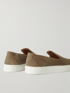 Mr P. - Larry Regenerated Suede by evolo® Slip-On Sneakers - Neutrals