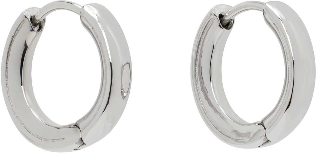 Vitaly Silver Arc Earrings