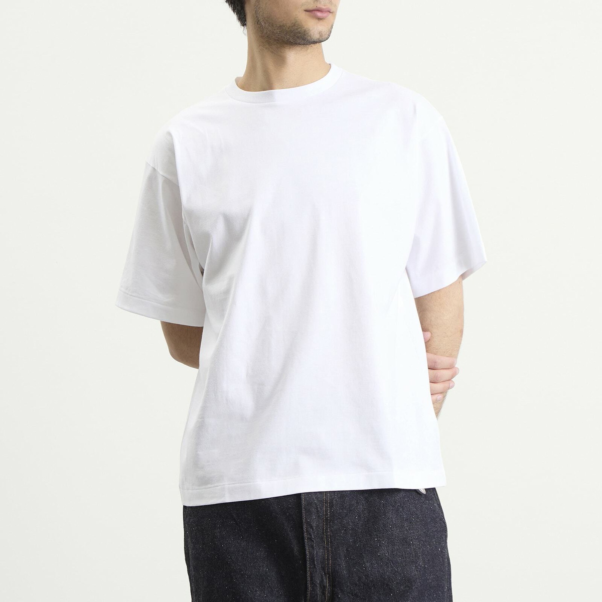 Kaptain Sunshine Men's Suvin Cotton Short Sleeve T-Shirt in White
