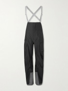 Houdini - Rollercoaster Straight-Leg Recycled Ski Salopettes - Black