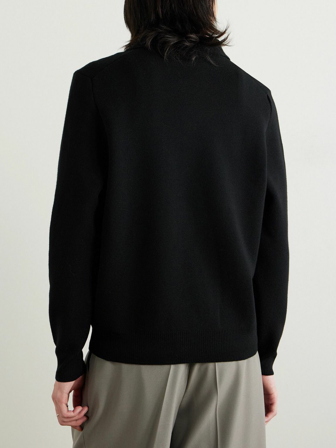 Simone Rocha - Merino Wool Cardigan - Black