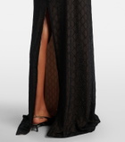 Gucci GG embellished silk gown