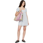 Marc Jacobs Multicolor 'The Stripe Mesh Large' Tote