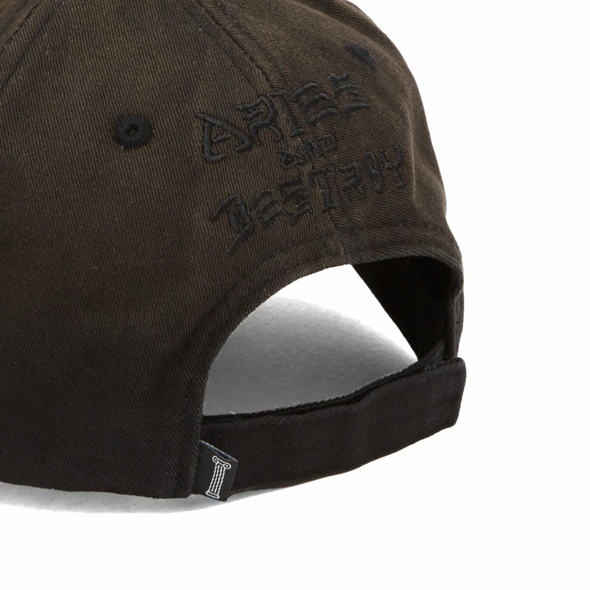 Aries Men's Aged Gothic Cap in Black ARIES