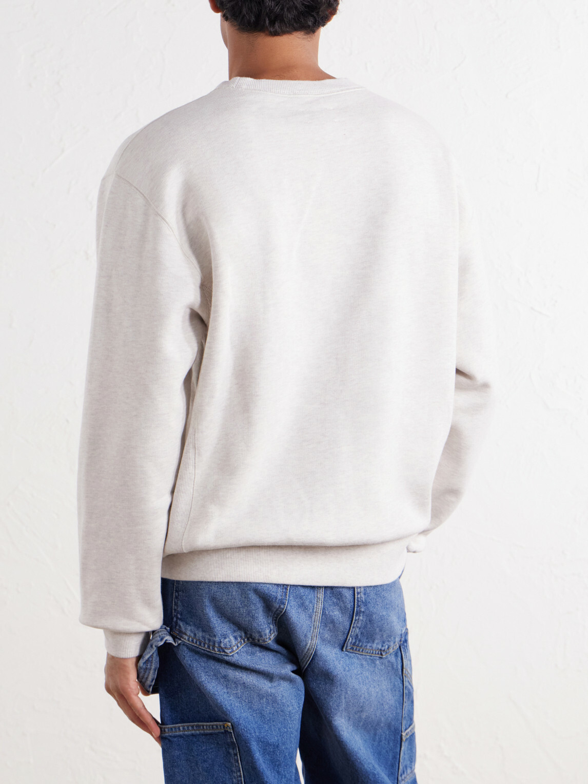 Aimé Leon Dore - Atlas Logo-Print Cotton-Jersey Sweater - White