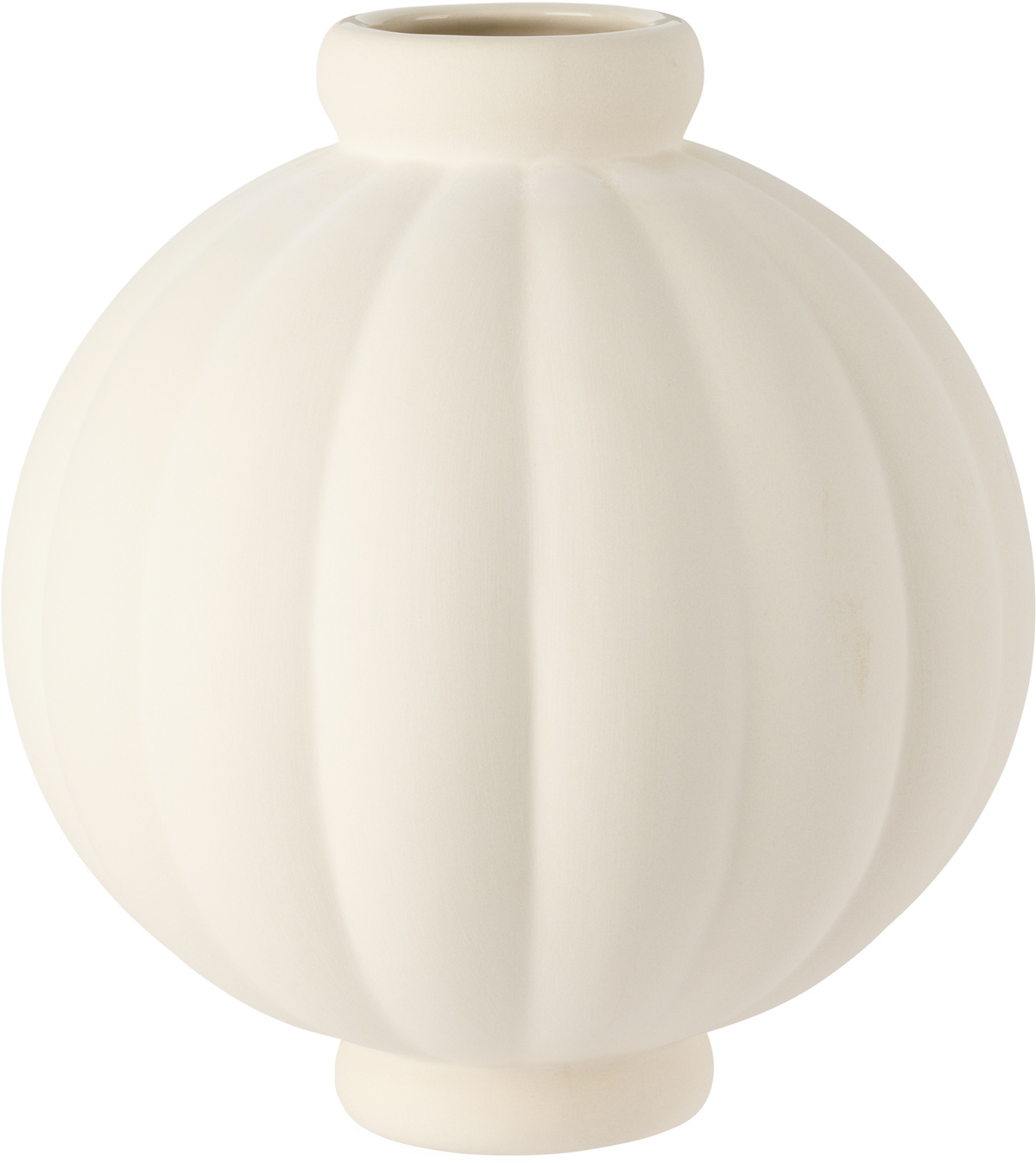 Louise Roe White Balloon 01 Ceramic Vase