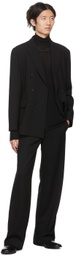 GAUCHERE Black Virgin Wool Turtleneck