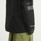 Maharishi Men's Upcycled Patchwork Chore Jacket in Black