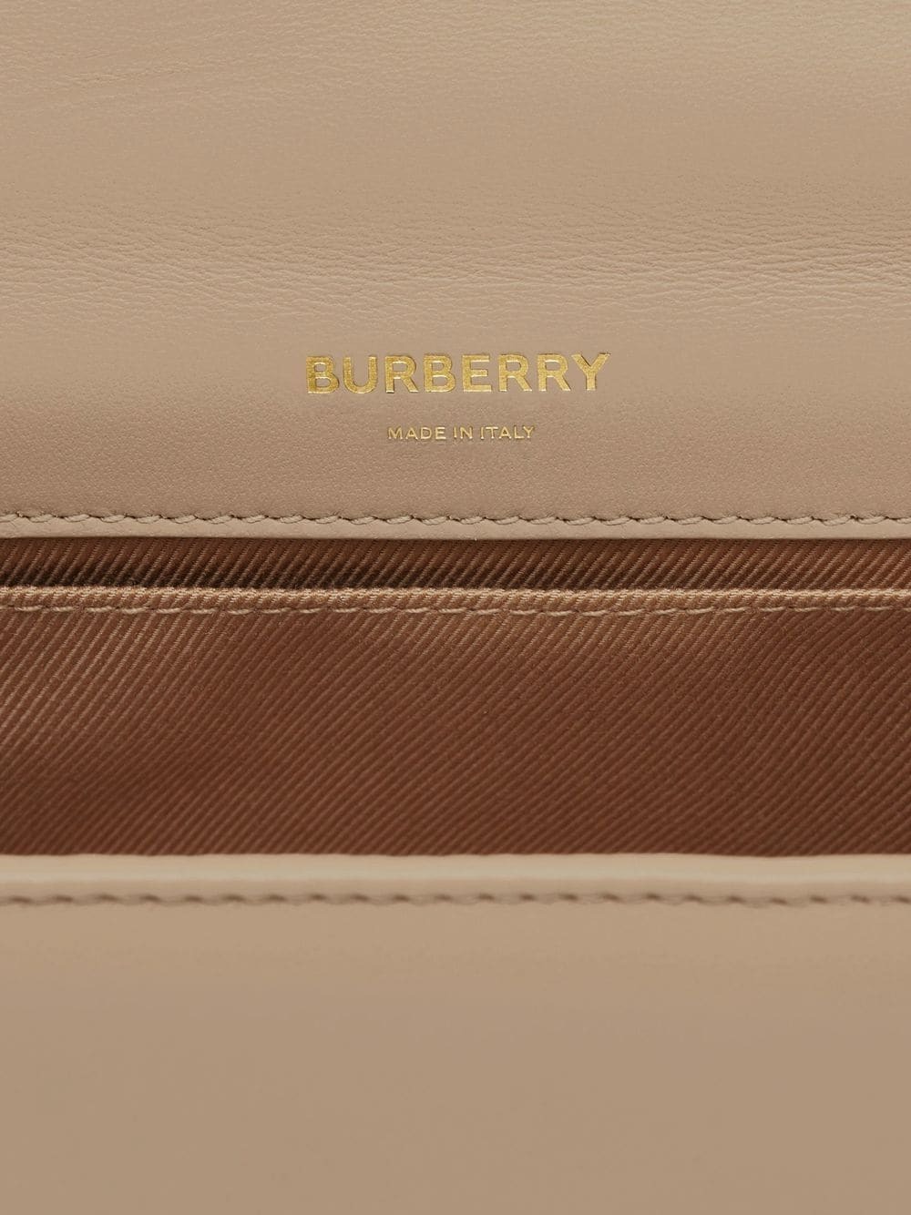 BURBERRY - Tb Mini Leather Crossbody Bag