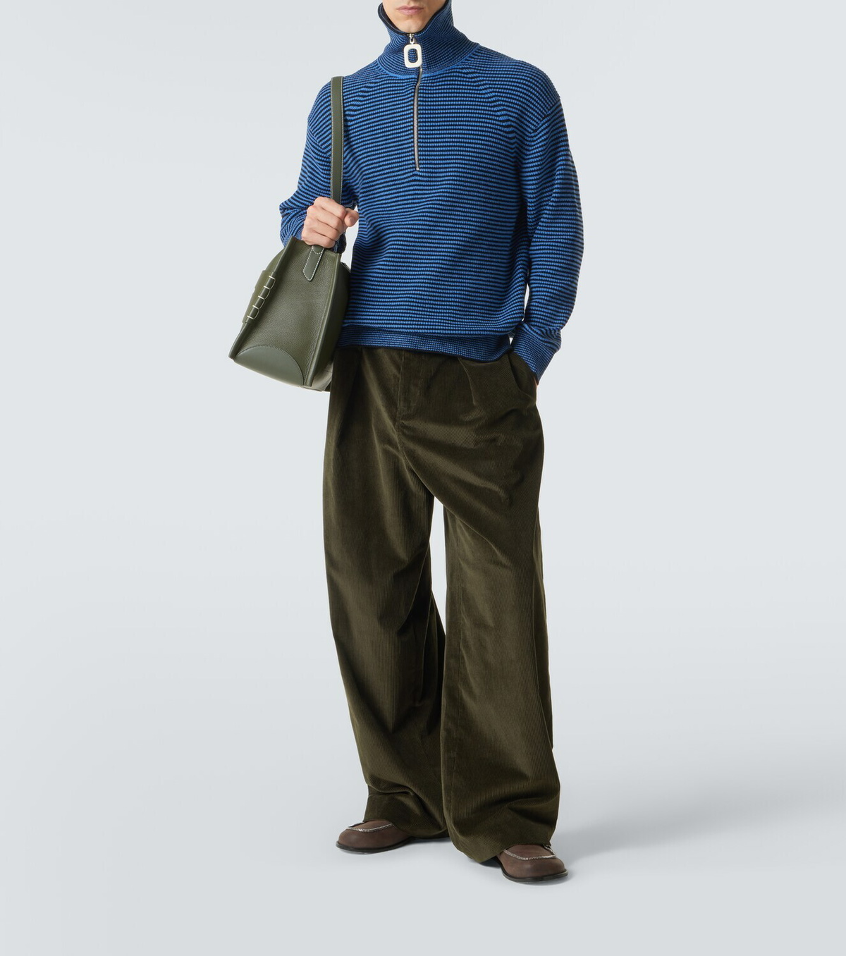 JW Anderson Loafer leather messenger bag