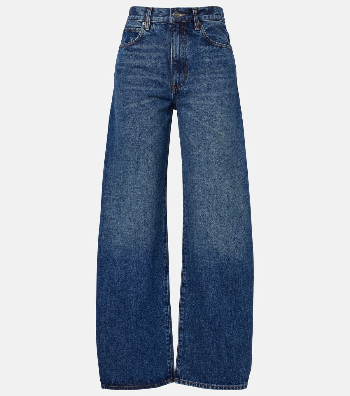 Frame The Bow barrel-leg jeans