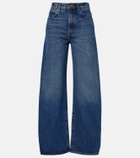Frame The Bow barrel-leg jeans