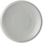 BKLYN CLAY SSENSE Exclusive Gray Saturn Dinnerware Sandwich Plate