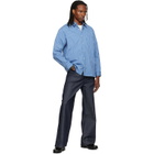 A.P.C. Blue Malo Logo Shirt