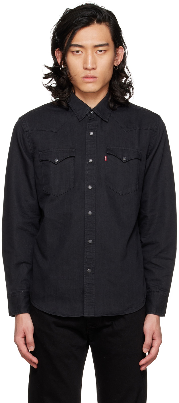 Levi's Black Barstow Western Denim Shirt