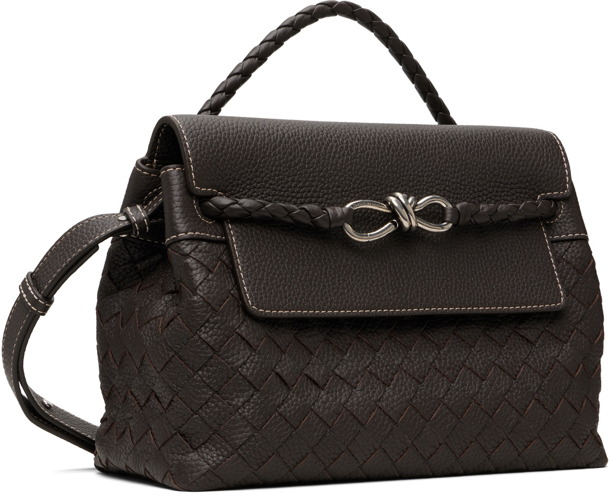 Bottega Veneta Brown Small Andiamo Messenger Bag