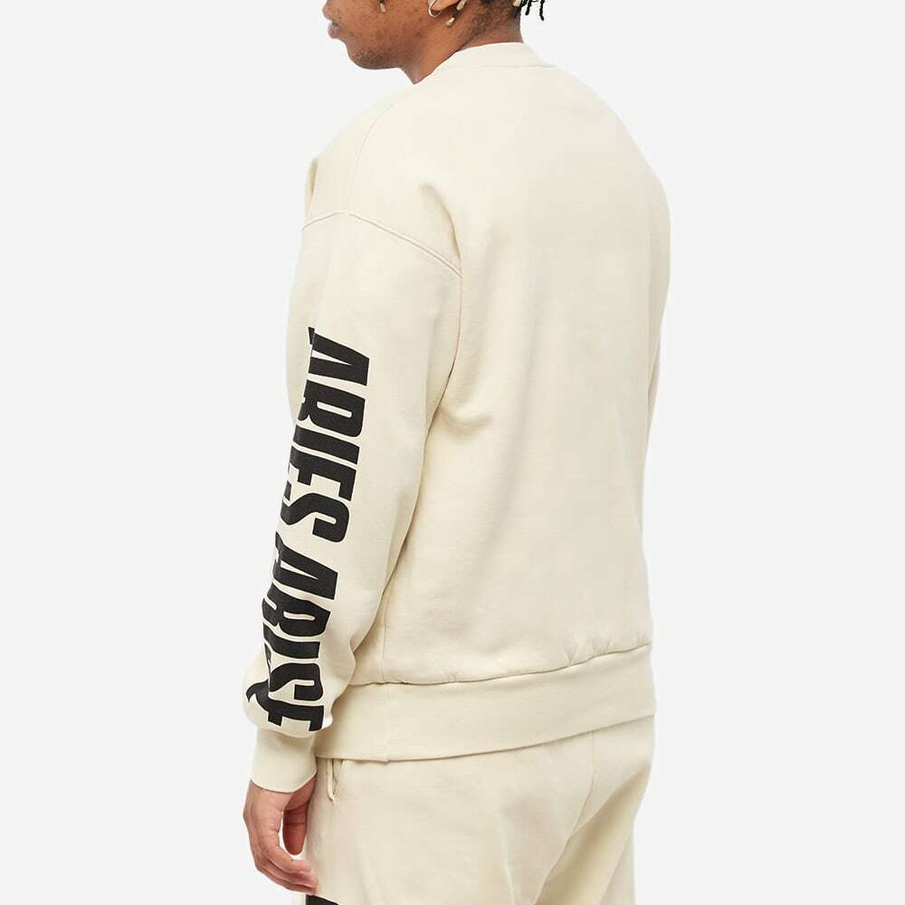 ★ARIES★ Press Gothic Man to Man Alabaster FTAR20003ALB FTA Aries Men's Press Gothic Crew Sweat in Alabaster ARIES