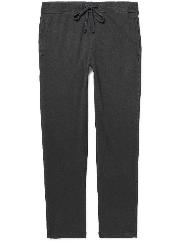 Photo: James Perse - Straight-Leg Supima Cotton-Jersey Sweatpants - Gray