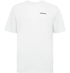 Patagonia - Responsibili-Tee P-6 Logo-Print Recycled Cotton-Blend Jersey T-Shirt - White