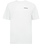 Patagonia - Responsibili-Tee P-6 Logo-Print Recycled Cotton-Blend Jersey T-Shirt - White