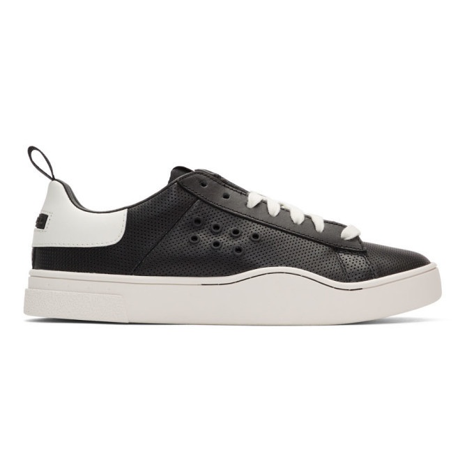 Photo: Diesel Black and White S-Clever LC Low Sneakers