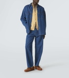 Auralee Belted straight jeans