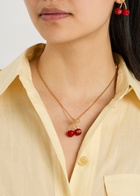 Valentino Chez Enamalled Necklace - Gold - One Size