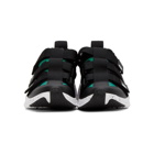 McQ Alexander McQueen Black and Green Tech Sandal 1.0 Sneakers